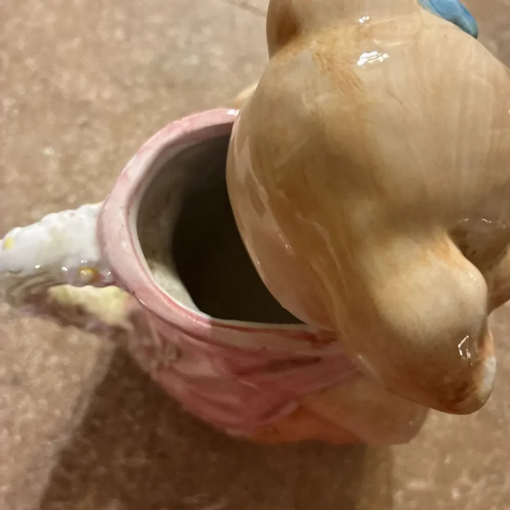 Pigsville Pig Creamer 1993 Ceramic 5x4 Inch FM 1384 Vintage